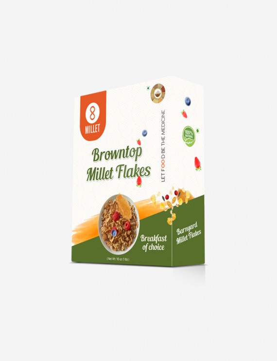 Browntop Millet Flakes (1 lb pack)