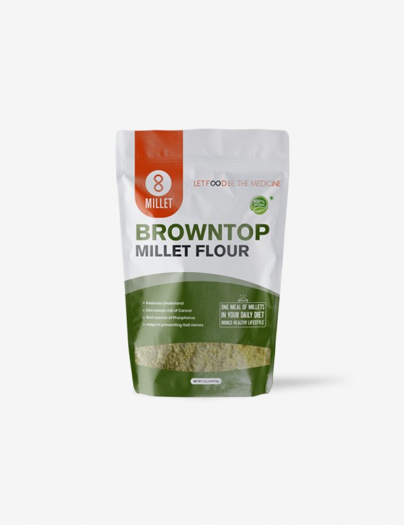Browntop Millet Flour (2 lb pack)
